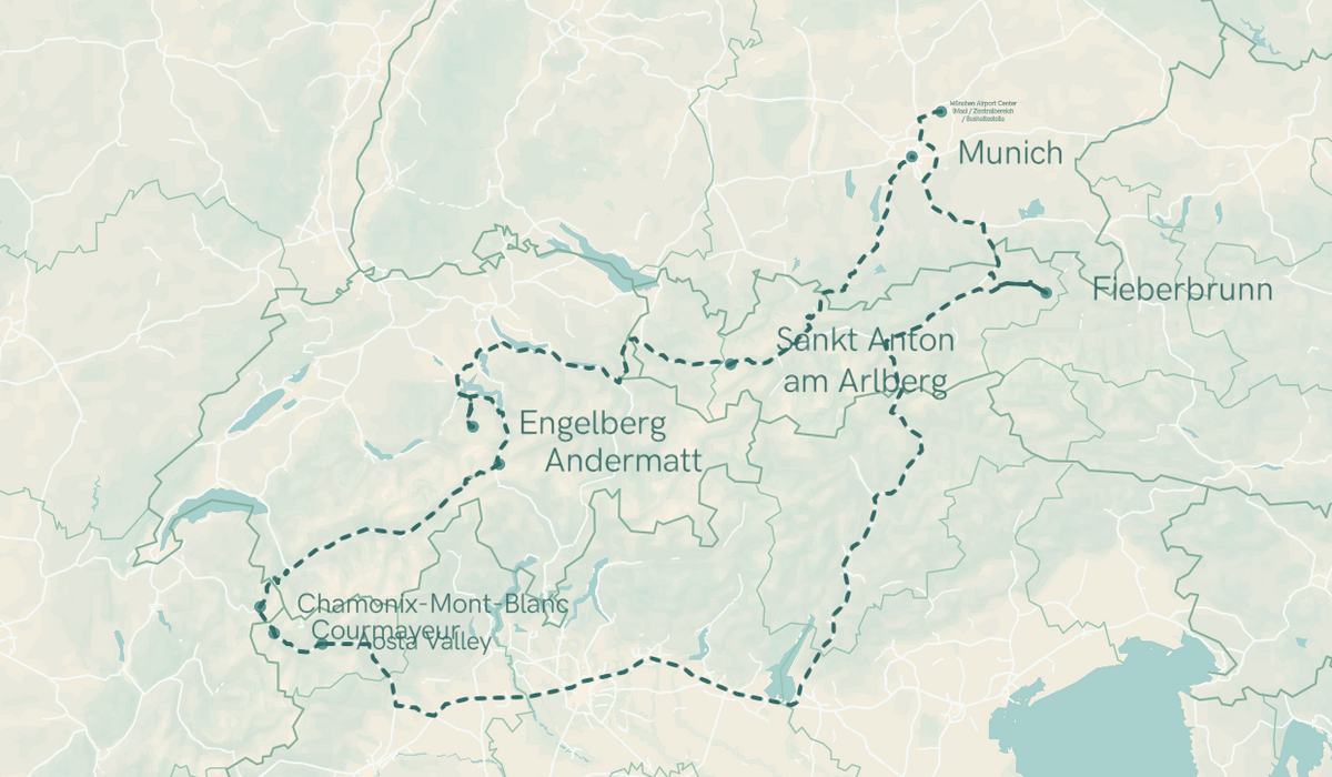 Det ultimative roadtrip i Alperne